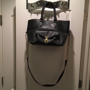 Steve Madden Black Satchel Shoulder  hand Bag